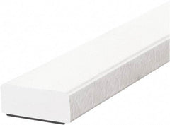 PRO-SAFE - 39" Long, Polyurethane Foam Type D Surface Guard - White, 1" High x 2" Wide Side - Eagle Tool & Supply