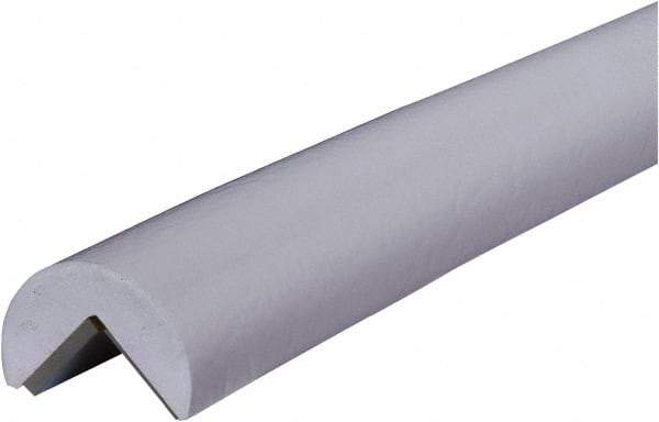 PRO-SAFE - 39" Long, Polyurethane Foam Type A Corner Guard - White, 1" High x 2" Wide Side - Eagle Tool & Supply