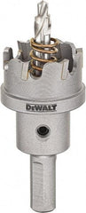 DeWALT - 1-3/4" Diam, 1/4" Cutting Depth, Hole Saw - Carbide-Tipped Saw, Toothed Edge - Eagle Tool & Supply