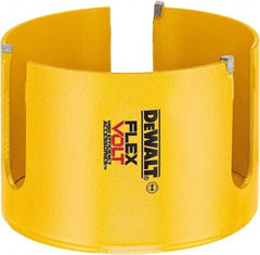 DeWALT - 4-1/4" Diam, 2" Cutting Depth, Hole Saw - Carbide-Tipped Saw, Toothed Edge - Eagle Tool & Supply