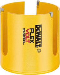 DeWALT - 2-9/16" Diam, 2" Cutting Depth, Hole Saw - Carbide-Tipped Saw, Toothed Edge - Eagle Tool & Supply