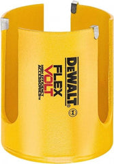 DeWALT - 2-1/8" Diam, 2" Cutting Depth, Hole Saw - Carbide-Tipped Saw, Toothed Edge - Eagle Tool & Supply