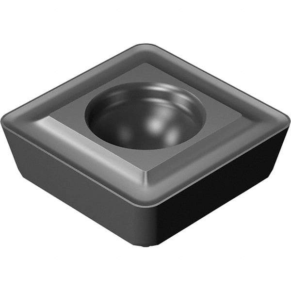 Sandvik Coromant - 8800403 MS Grade N124 Carbide Indexable Drill Insert - Diamond like carbon Finish, Square, 7.4mm Inscribed Circle - Eagle Tool & Supply