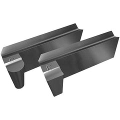 Iscar - 12-9.5-420T6LPGIL Grade IC907, 4mm Cutting Width Carbide Grooving Insert - 5.5mm Max Depth of Cut, Left Hand, 2mm Corner Radius, TiAlN/TiN Finish - Eagle Tool & Supply