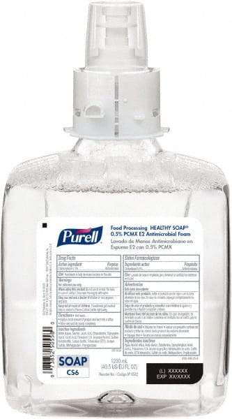 PURELL - 1,200 mL Bottle Foam Soap - Antibacterial, Clear, Fragrance Free Scent - Eagle Tool & Supply