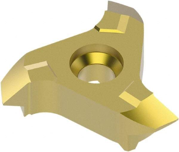 Seco - R335.14177, Internal UN 60° Threading Insert - 18 TPI Ext Pitch, 18 TPI Int Pitch, Neutral Insert, TiAlN/TiN Finish, Carbide - Eagle Tool & Supply