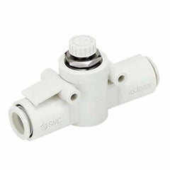 SMC PNEUMATICS - Speed & Flow Control Valves Valve Type: Flow Control Offset Inline Tube Outside Diameter (mm): 8 - Eagle Tool & Supply