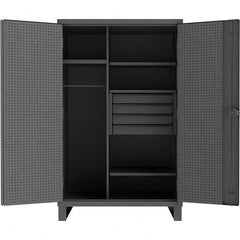 Durham - 3 Shelf 60 Bin Wardrobe Storage Cabinet - Eagle Tool & Supply