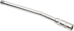 lumax - 7,500 Operating psi, 1/8 Thread, Fixed Grease Gun Rigid Extension with Coupler - NPT (M) Thread - Eagle Tool & Supply