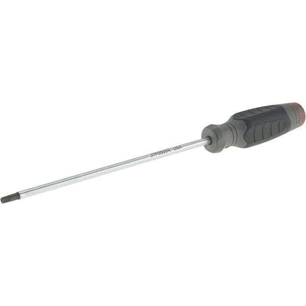 Proto - T30 Torx Driver - 8" Blade Length, 12-1/2" OAL, Standard Handle - Eagle Tool & Supply