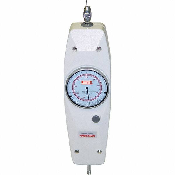 SPI - Mechanical Tension & Compression Force Gages Capacity (Lb.): 22.50 Capacity (kgf): 10.00 - Eagle Tool & Supply