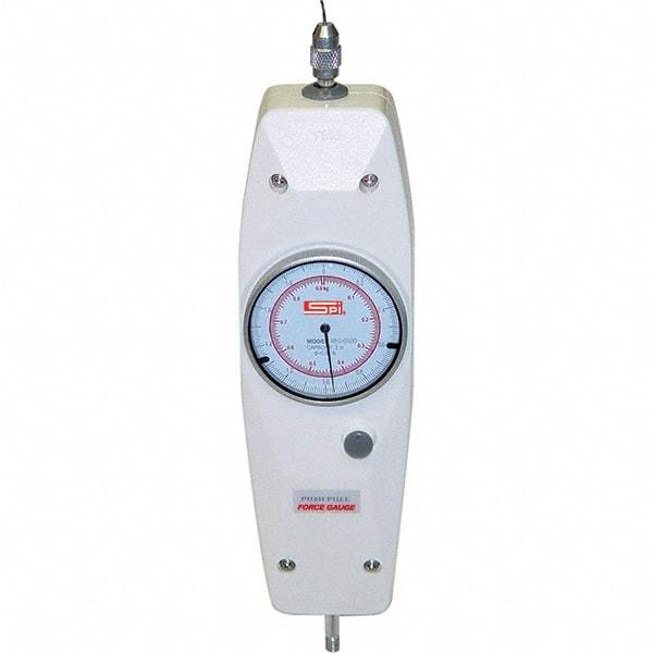 SPI - Mechanical Tension & Compression Force Gages Capacity (Lb.): 4.50 Capacity (kgf): 2.00 - Eagle Tool & Supply