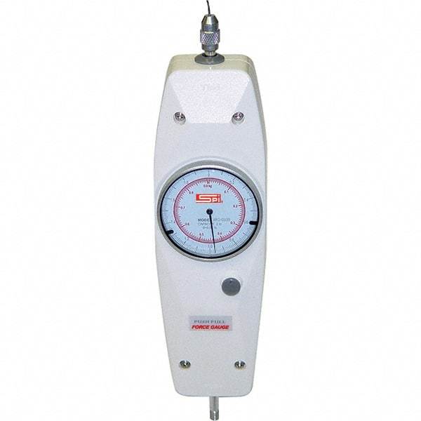 SPI - Mechanical Tension & Compression Force Gages Capacity (Lb.): 45.00 Capacity (kgf): 22.67 - Eagle Tool & Supply
