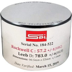SPI - Hardness Calibration Test Blocks Type: Test Block Scale Type: Leeb D - Eagle Tool & Supply