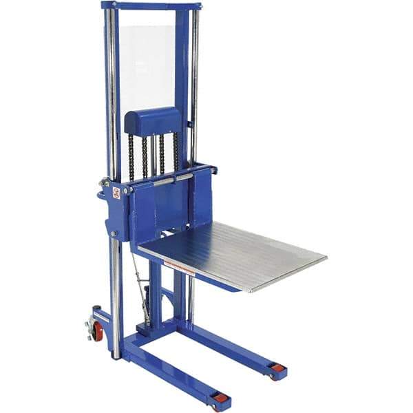 Vestil - 1,500 Lb Capacity, 63" Lift Height, Portable Workstation Manually Operated Lift - Eagle Tool & Supply