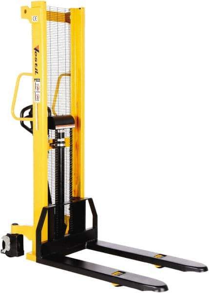 Vestil - 2,000 Lb Capacity, 63" Lift Height, Portable Workstation Manually Operated Lift - Eagle Tool & Supply