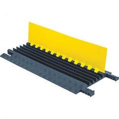 Checkers - On Floor Cable Covers Cover Material: Polyurethane Number of Channels: 5 - Eagle Tool & Supply