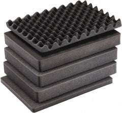 Pelican Products, Inc. - Tool Box Foam Foam Set - 14-1/2" Wide x 9-1/4" Deep x 22-5/8" High, Black, For Pelican Case 1535 - Eagle Tool & Supply