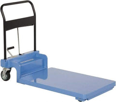 Vestil - 900 Lb Capacity Manual Scissor Lift - 3-1/2" to 24" Lift Height, 35-5/8" Platform Length x 23-3/4" Platform Width - Eagle Tool & Supply
