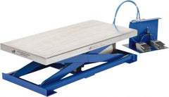 Vestil - 200 Lb Capacity Manual Scissor Lift - 11-1/4" to 29-1/2" Lift Height, 39-1/2" Platform Length x 19-1/2" Platform Width - Eagle Tool & Supply