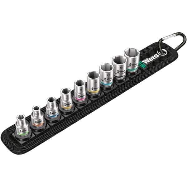 Wera - Socket Sets Measurement Type: Metric Drive Size: 1/4 - Eagle Tool & Supply