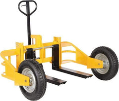 Vestil - 2,500 Lb Capacity, 9" Lift Industrial Pallet Truck - 3" Min Lift Height, 32" Fork Length x 4-3/4" Fork Width, 64" Overall Width - Eagle Tool & Supply