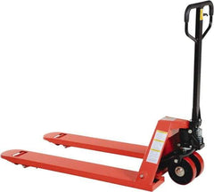 Vestil - 6,000 Lb Capacity, 7-3/4" Lift Industrial Pallet Truck - 2.88" Min Lift Height, 48" Fork Length x 7" Fork Width, 27" Overall Width - Eagle Tool & Supply