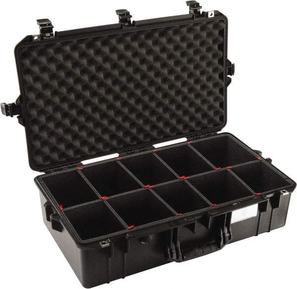 Pelican Products, Inc. - Tool Box Foam Divider Set - 28-7/8" Long x 16-3/4" Wide x 9-1/8" High, Black, For Pelican Case 1605 - Eagle Tool & Supply