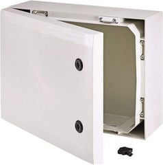 Fibox - Polycarbonate Standard Enclosure Hinge Cover - NEMA 4, 4X, 8.27" Wide x 19.69" High x 15.75" Deep, Impact Resistant - Eagle Tool & Supply