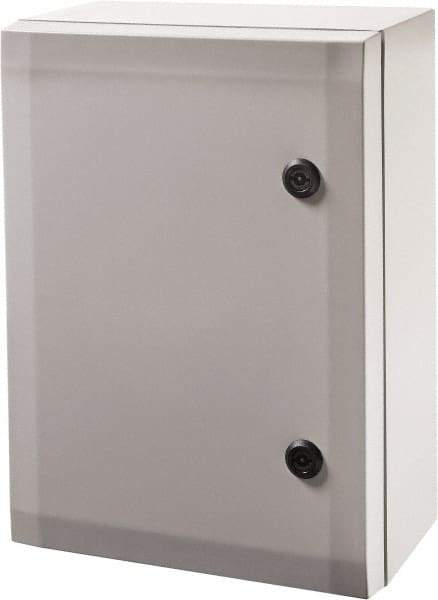 Fibox - Polycarbonate Standard Enclosure Hinge Cover - NEMA 4, 4X, 8.27" Wide x 15.75" High x 19.69" Deep, Impact Resistant - Eagle Tool & Supply