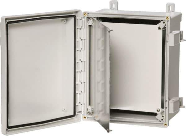 Fibox - Electrical Enclosure Aluminum Swing Panel Kit - For Use with ARCA JIC - Eagle Tool & Supply