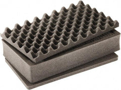Pelican Products, Inc. - Tool Box Foam Foam Set - 14-1/2" Wide x 7-3/4" Deep x 22-5/8" High, Black, For Pelican Case 1525 - Eagle Tool & Supply