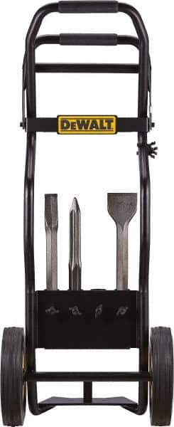 DeWALT - 100 Lb Capacity 31" OAH Hammer Truck - Swept Back, Continuous Handle, Steel, Semi-Pneumatic Wheels - Eagle Tool & Supply