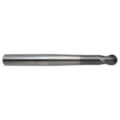 10mm Dia. - 120mm OAL 2 FL 30 Helix Firex Carbide Ball Nose End Mill - Eagle Tool & Supply