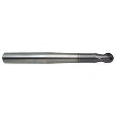 5mm Dia. - 80mm OAL 2 FL 30 Helix Firex Carbide Ball Nose End Mill - Eagle Tool & Supply