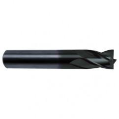 1 Dia. x 4 Overall Length 6-Flute Square End Solid Carbide SE End Mill-Round Shank-Center Cut-Super-A - Eagle Tool & Supply