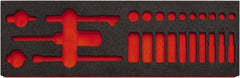 Proto - Tool Box Case & Cabinet Inserts Type: Foam Insert For Use With: J47116 - Eagle Tool & Supply