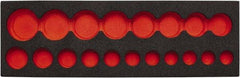 Proto - Tool Box Case & Cabinet Inserts Type: Foam Insert For Use With: J74116 - Eagle Tool & Supply