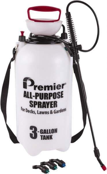 Premier Paint Roller - 3 Gal Chemical Safe Garden Hand Sprayer - Polyethylene Tank, Reinforced Hose - Eagle Tool & Supply