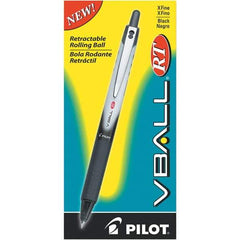 Pilot - Conical Roller Ball Pen - Black - Eagle Tool & Supply