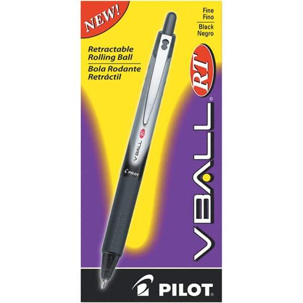 Pilot - Conical Roller Ball Pen - Black - Eagle Tool & Supply