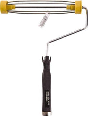 Premier Paint Roller - 9" Wide x 12" Long Heavy-Duty Birdcage Frame - Steel Frame, Plastic Handle - Eagle Tool & Supply