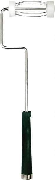 Premier Paint Roller - 4" Wide x 16" Long Heavy-Duty Birdcage Frame - Steel Frame, Plastic Handle - Eagle Tool & Supply