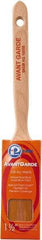 Premier Paint Roller - 1-1/2" Oval Polyester Sash Brush - 2-1/2" Bristle Length, 7" Wood Sash Handle - Eagle Tool & Supply