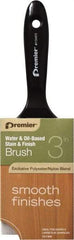 Premier Paint Roller - 3" Flat Polyester Stainer Brush - 2-1/4" Bristle Length, 5" Plastic Beavertail Handle - Eagle Tool & Supply
