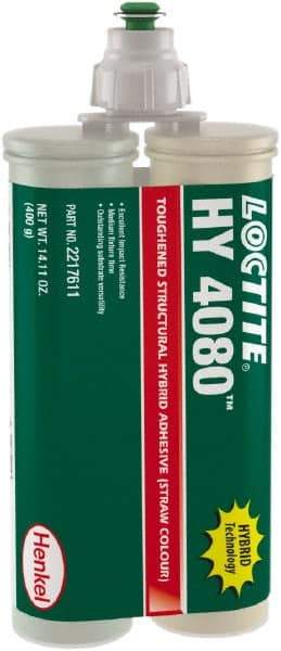 Loctite - 400 g Dual Cartridge Two Part Adhesive - 5 to 10 min Working Time, 302°F - Eagle Tool & Supply