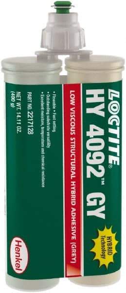 Loctite - 400 g Dual Cartridge Two Part Adhesive - 3 to 5 min Working Time - Eagle Tool & Supply