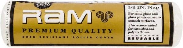 Premier Paint Roller - 3/8" Nap, 9" Wide Paint Roller Cover - Semi-Smooth Texture, Polyester - Eagle Tool & Supply