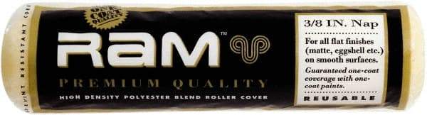 Premier Paint Roller - 3/8" Nap, 9" Wide Paint Roller Cover - Semi-Smooth Texture, Polyester - Eagle Tool & Supply