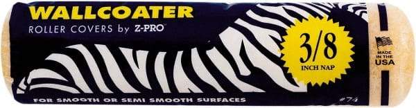Premier Paint Roller - 3/8" Nap, 9" Wide Paint Roller Cover - Semi-Smooth Texture, Polyester - Eagle Tool & Supply